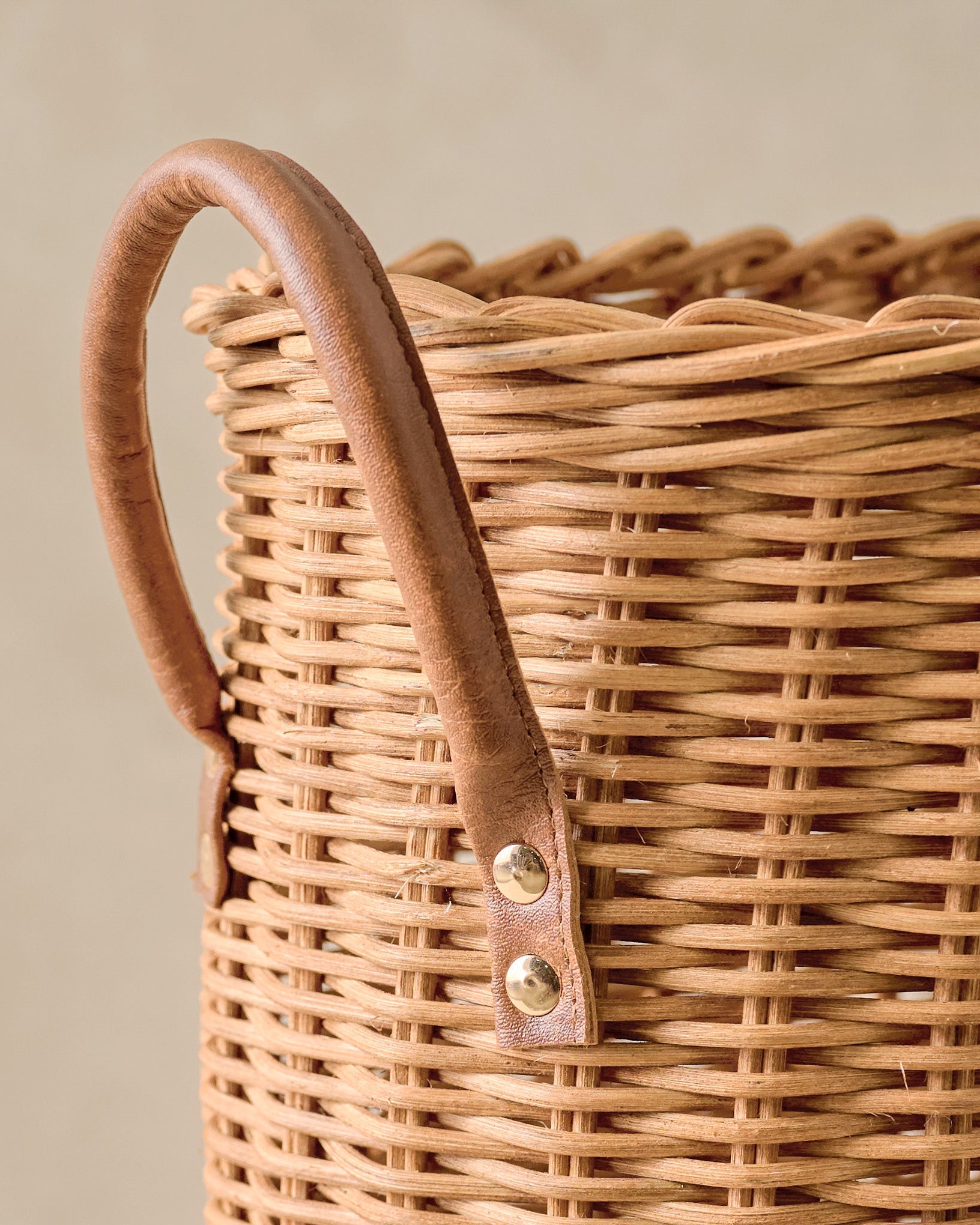 Natural Rattan Console Basket - Image 3