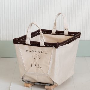 Magnolia Steele Canvas Small Basket - 1 BU