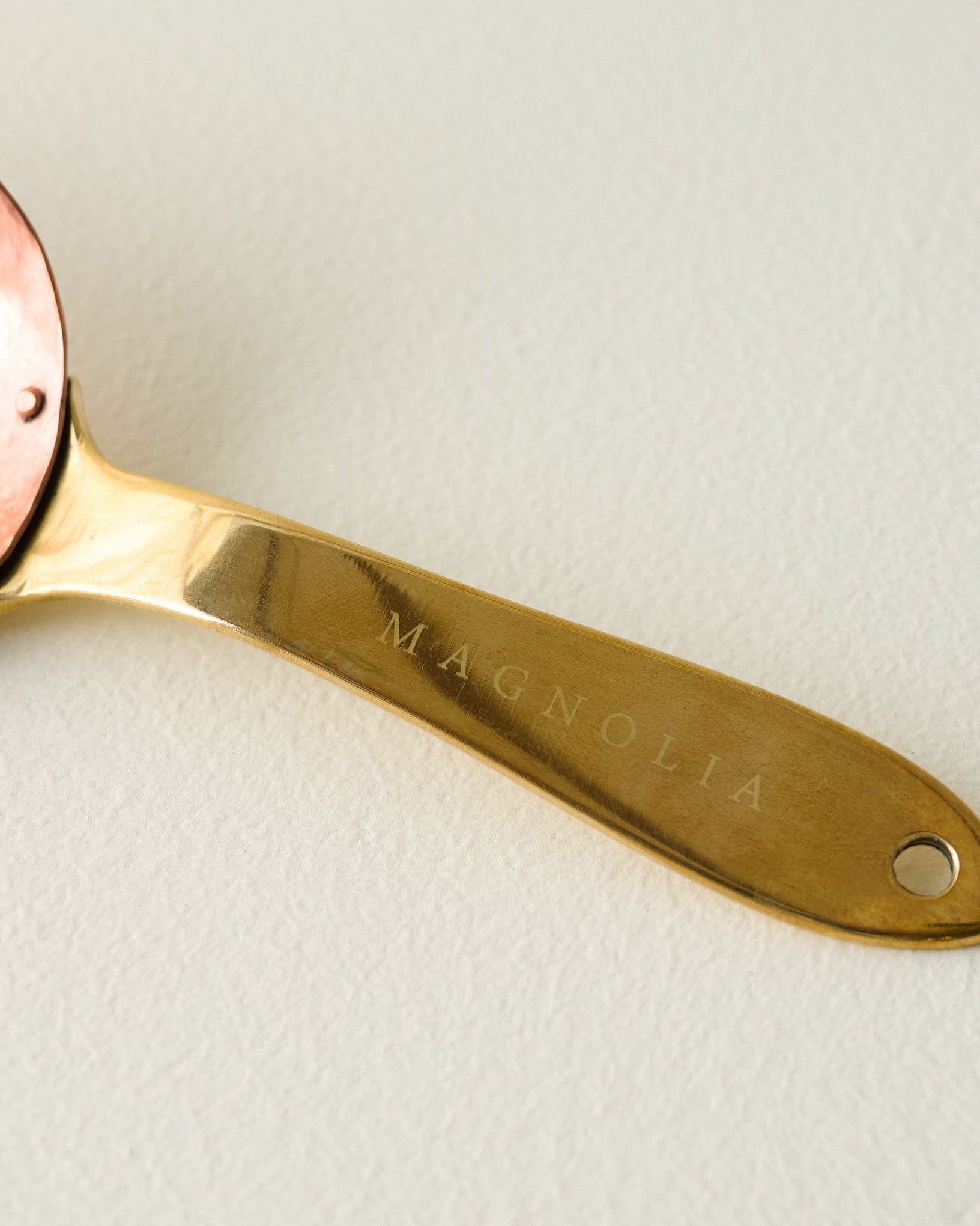 Magnolia Handmade Copper and Brass Scoop - Image 2