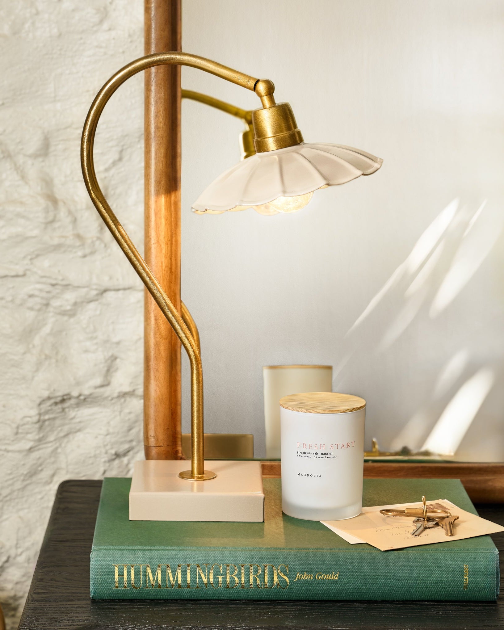 Lulu Enamel Petal Lamp - Image 6