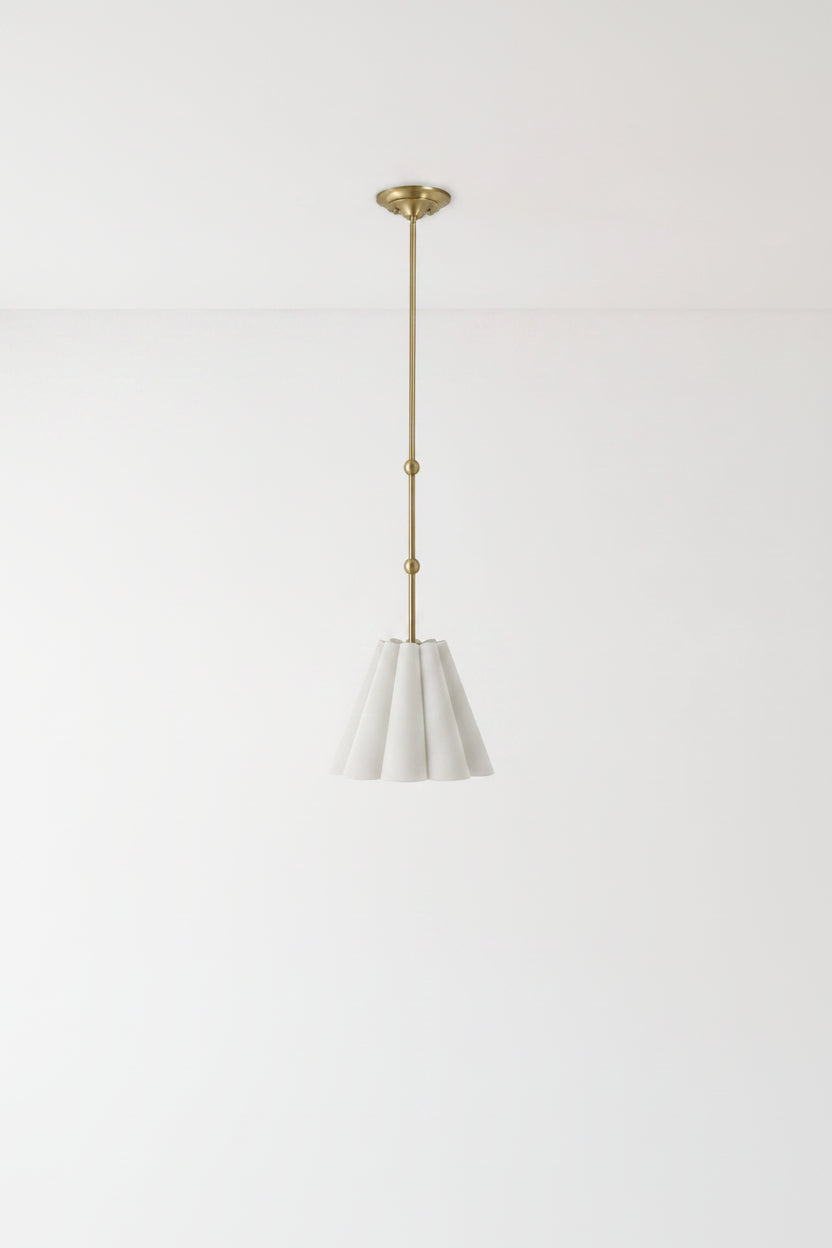 Odette Linen Scallop Pendant (12-20) - Image 5