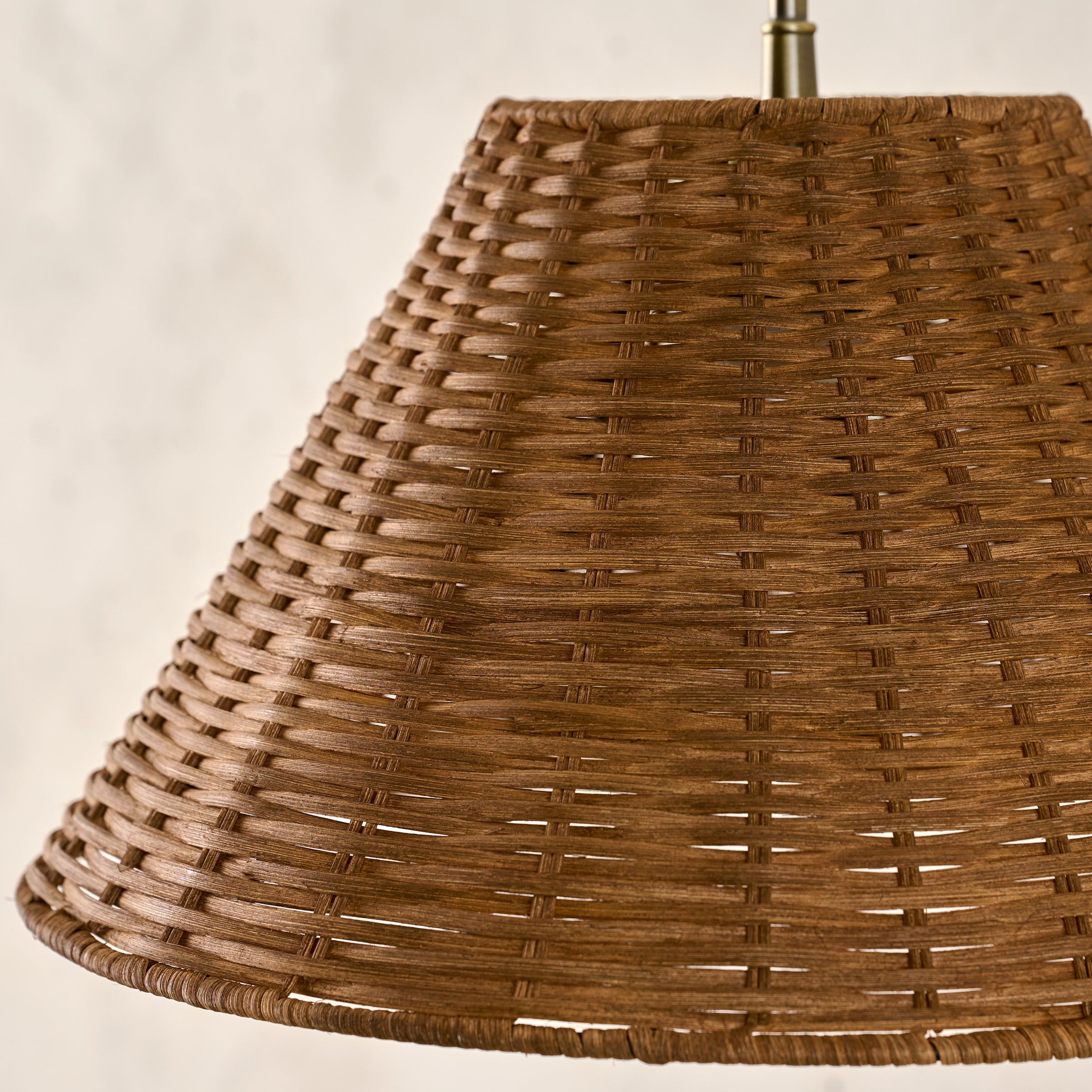 Tapered Rattan Swivel Plug-In Sconce - Image 3