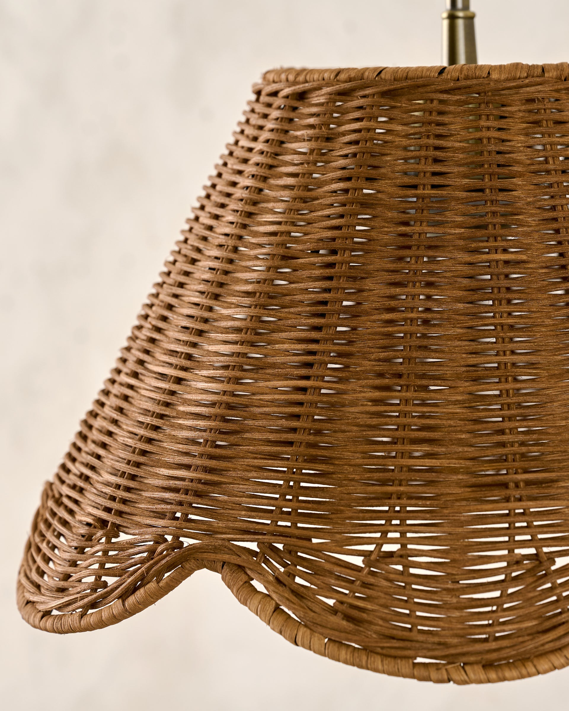 Lucinda Rattan Scallop Swivel Plug-In Sconce - Image 2