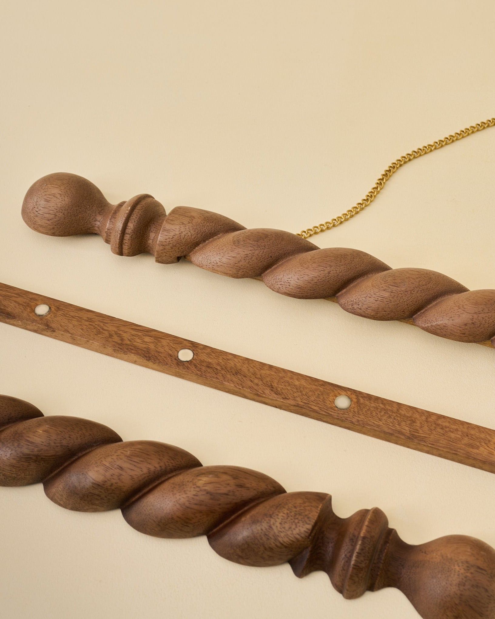 Turned Wood Poster Hanger Kit - Image 6