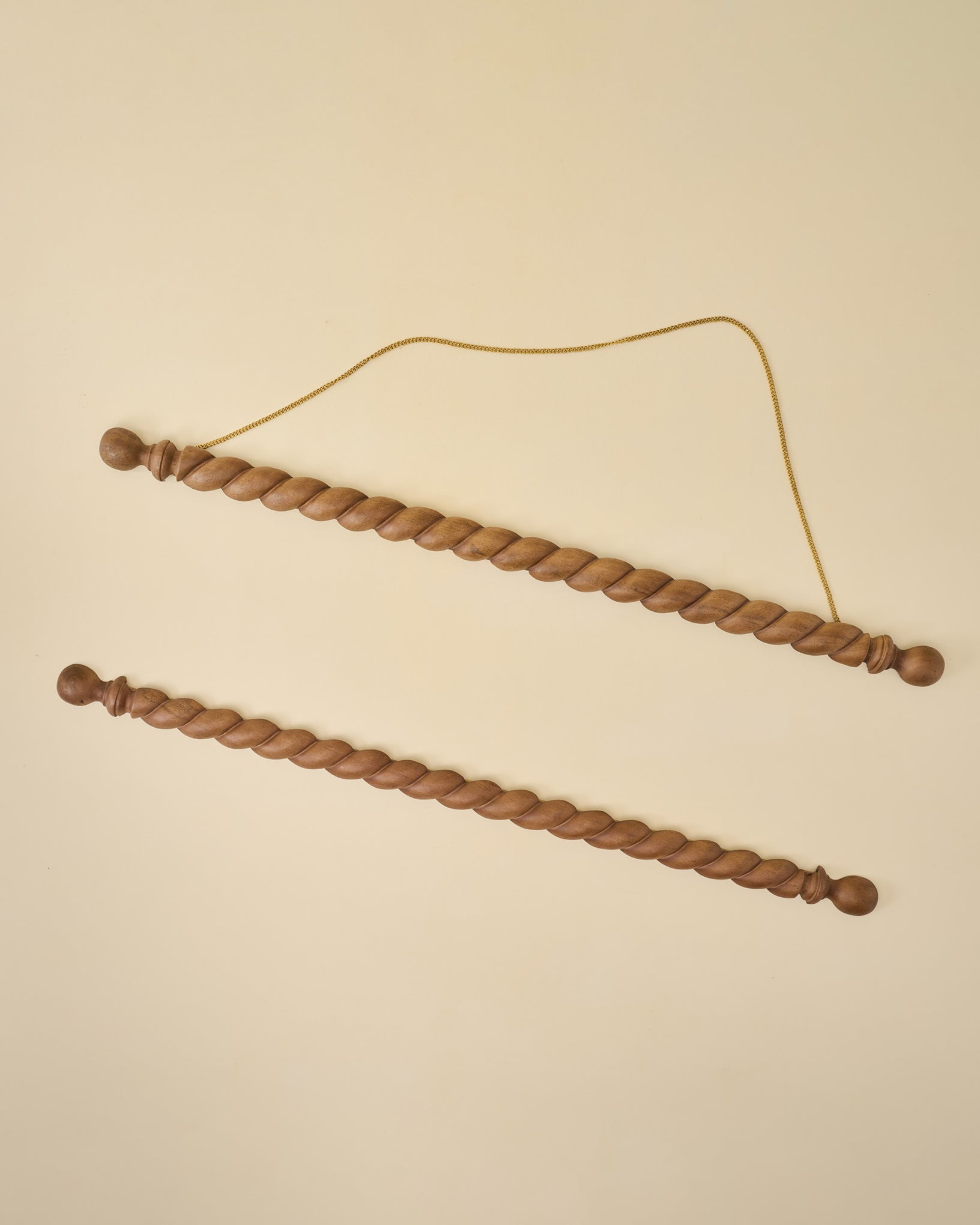 Turned Wood Poster Hanger Kit - Image 5