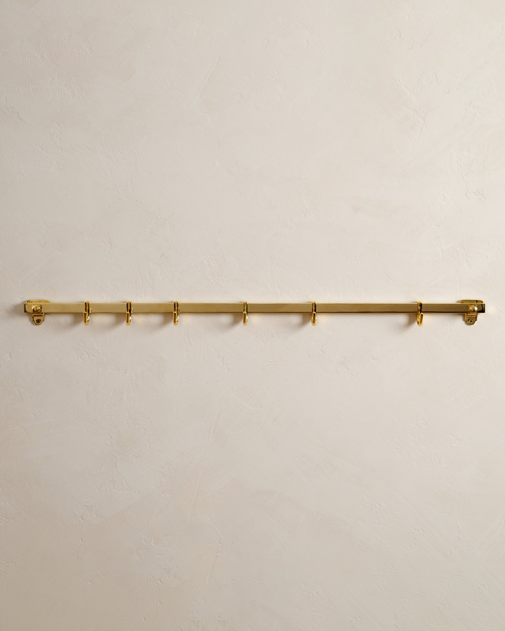 Samuel Vintage Inspired Flat Rail with Hooks - Image 2