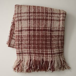 Settle In Plaid Throw