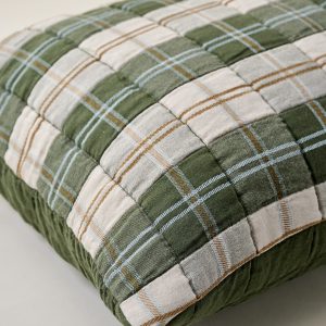 Everett Plaid Lumbar Pillow