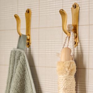 Lillian Solid Brass Wall Hook