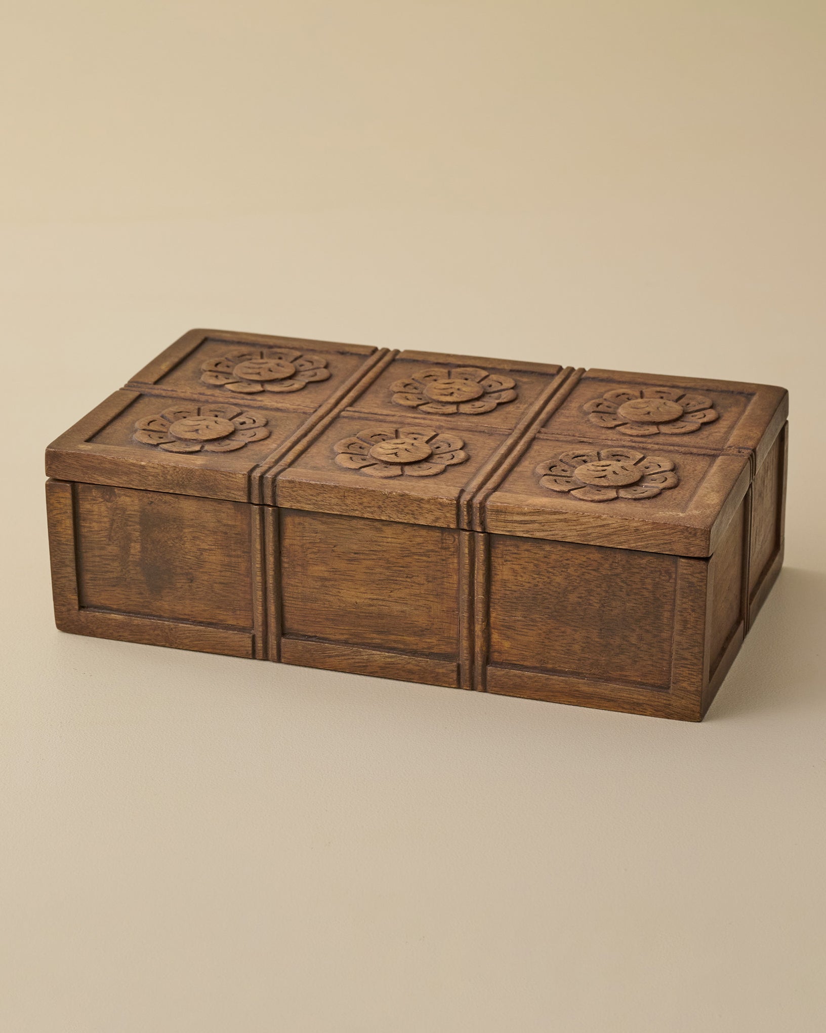 Trina Carved Wood Box - Image 4