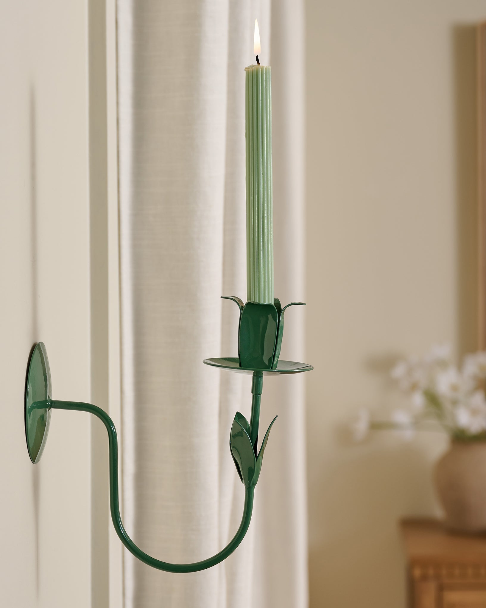 Forged Tulip Wall Sconce - Image 2