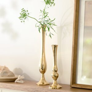 Embry Solid Brass Bud Vase
