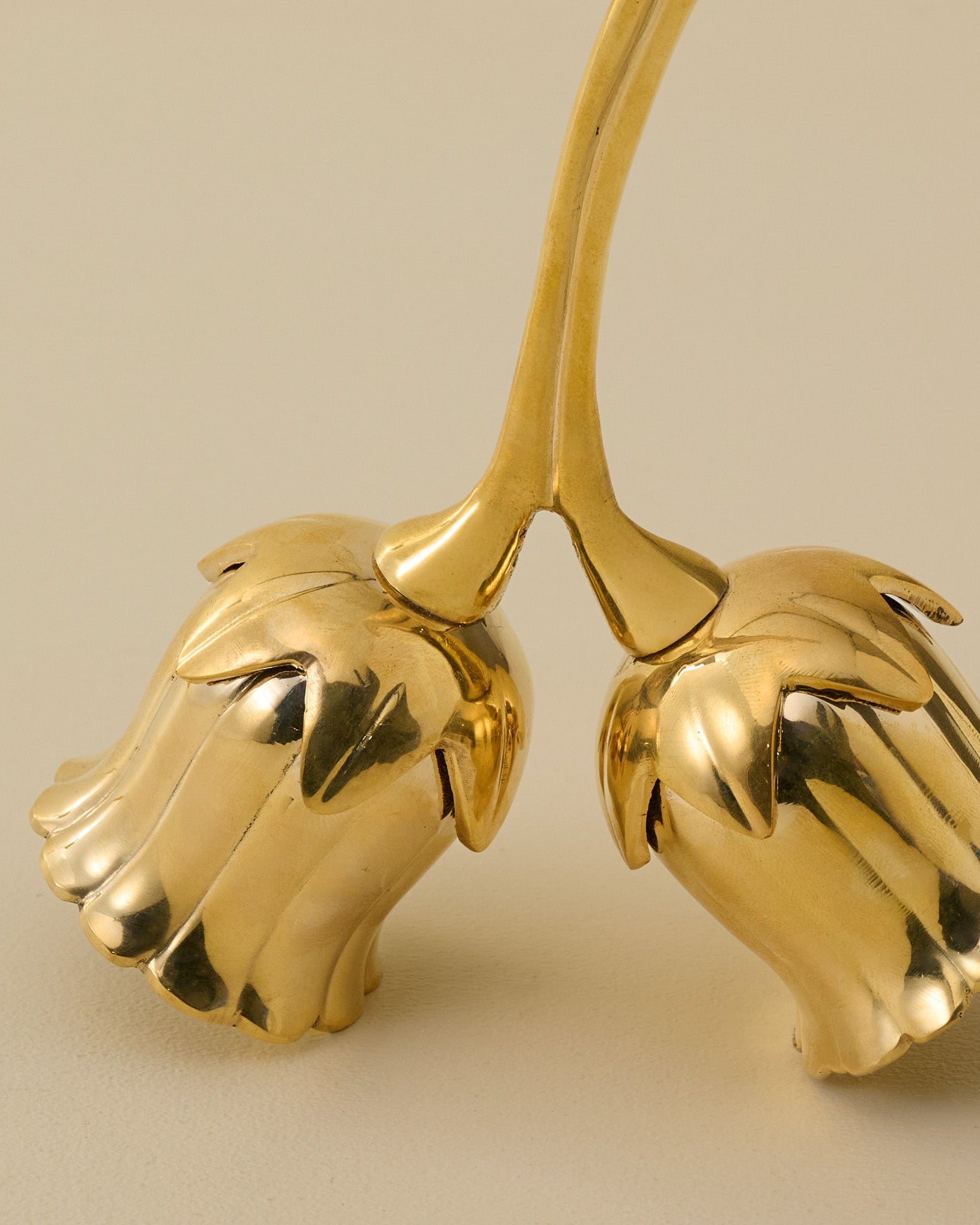 Double Tulip Brass Bell - Image 2