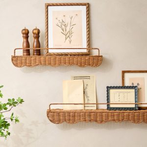 Robin Woven Rattan Picture Ledge