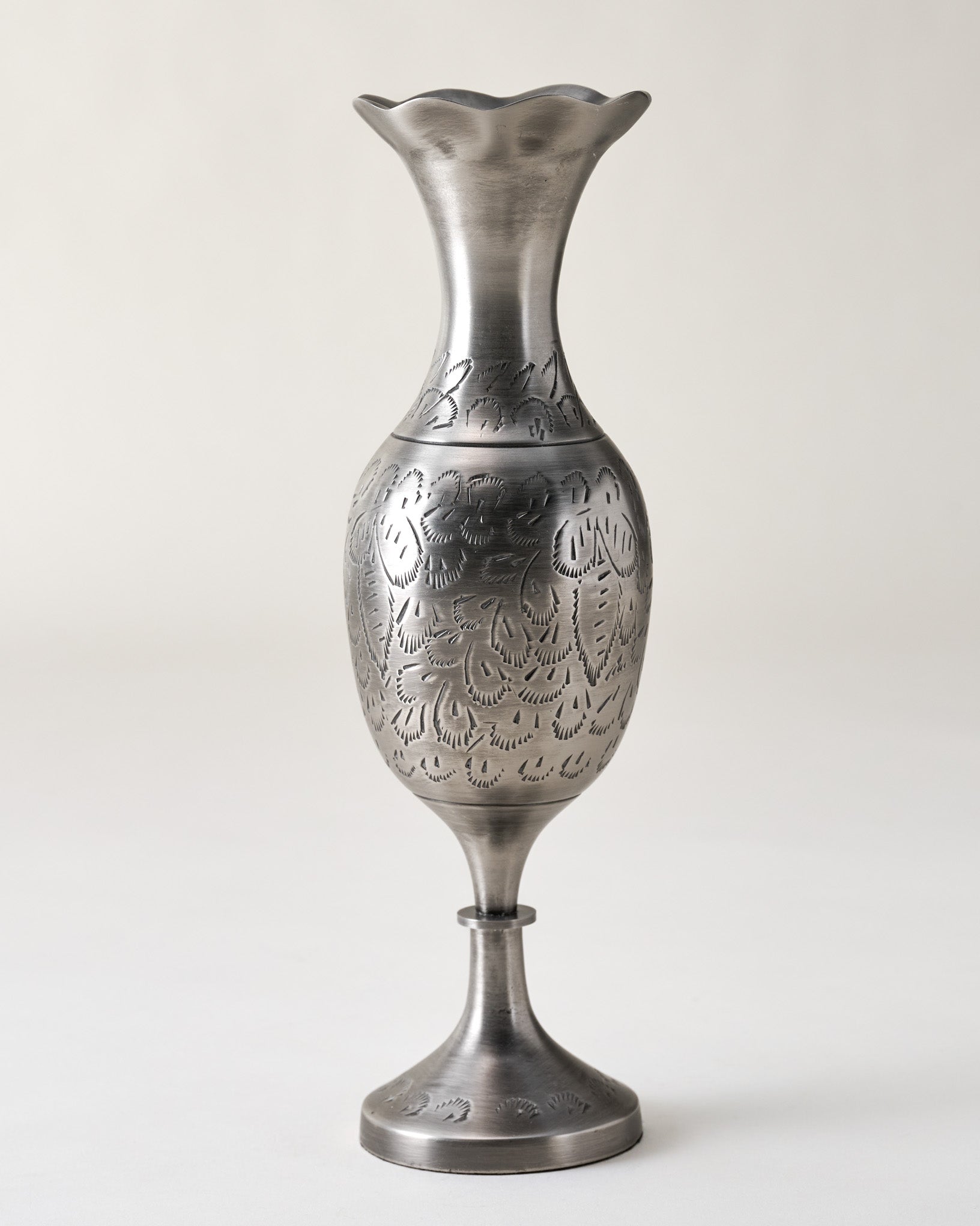 Gwendolyn Pewter Etched Bud Vase - Image 3
