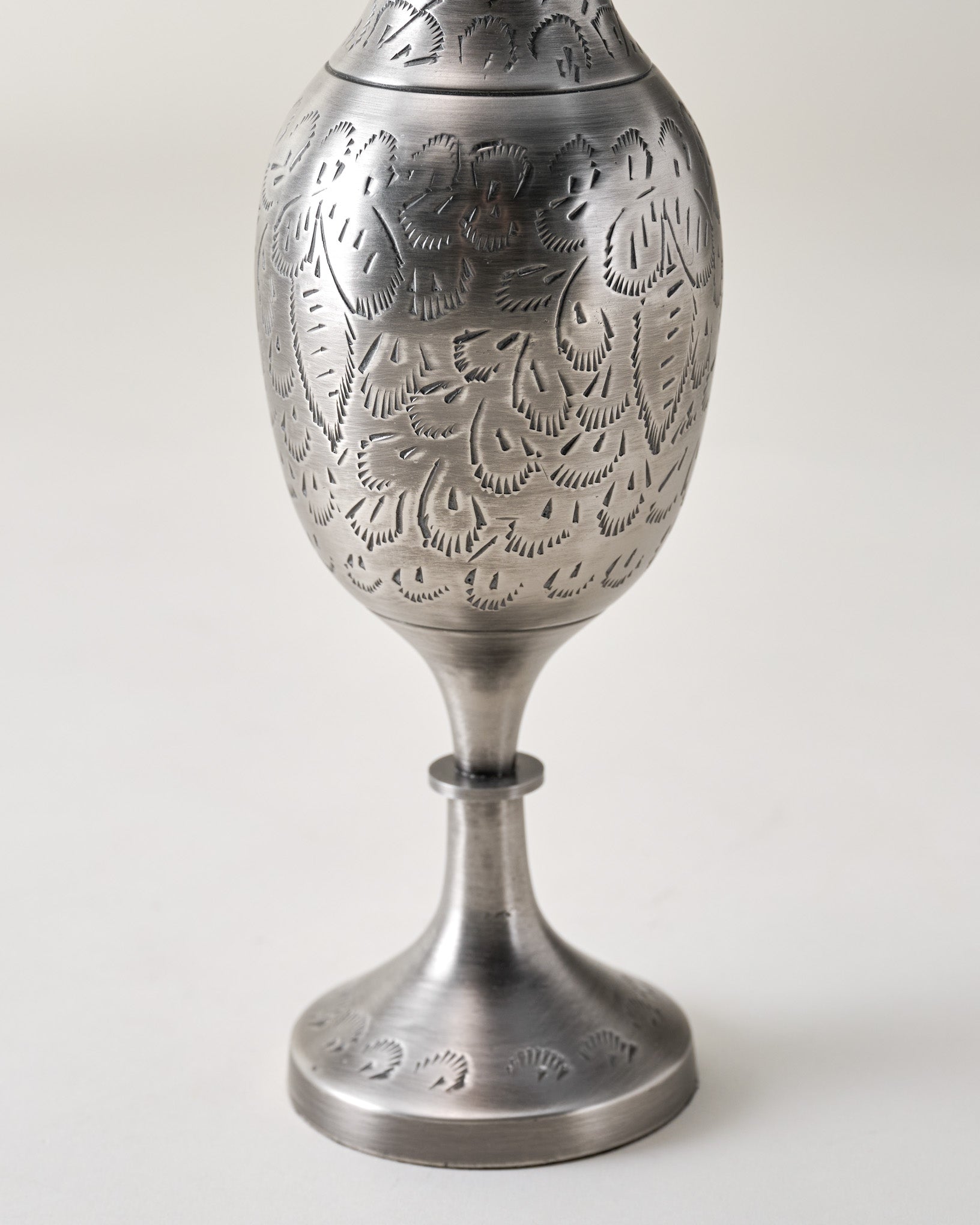 Gwendolyn Pewter Etched Bud Vase - Image 7