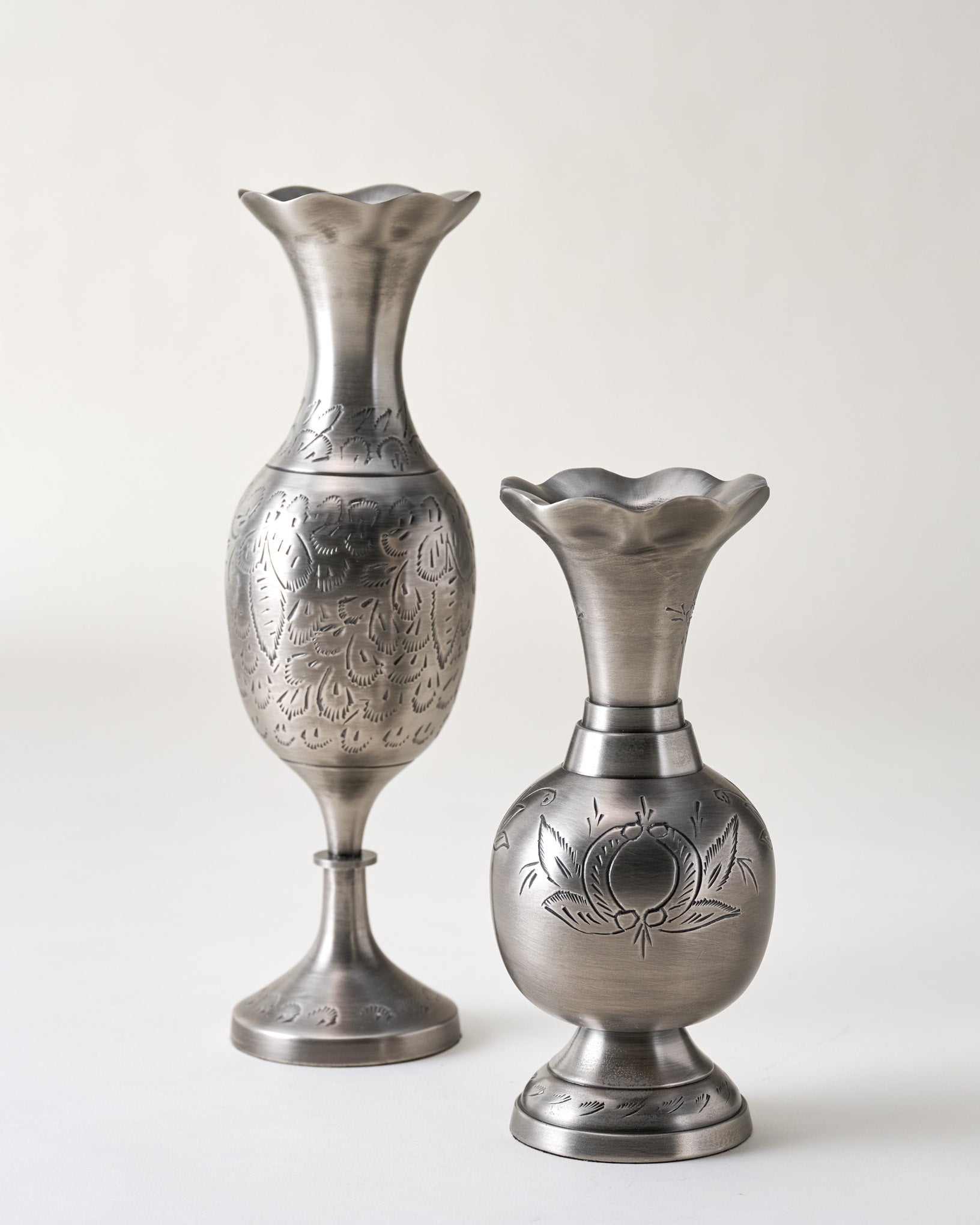 Gwendolyn Pewter Etched Bud Vase - Image 5