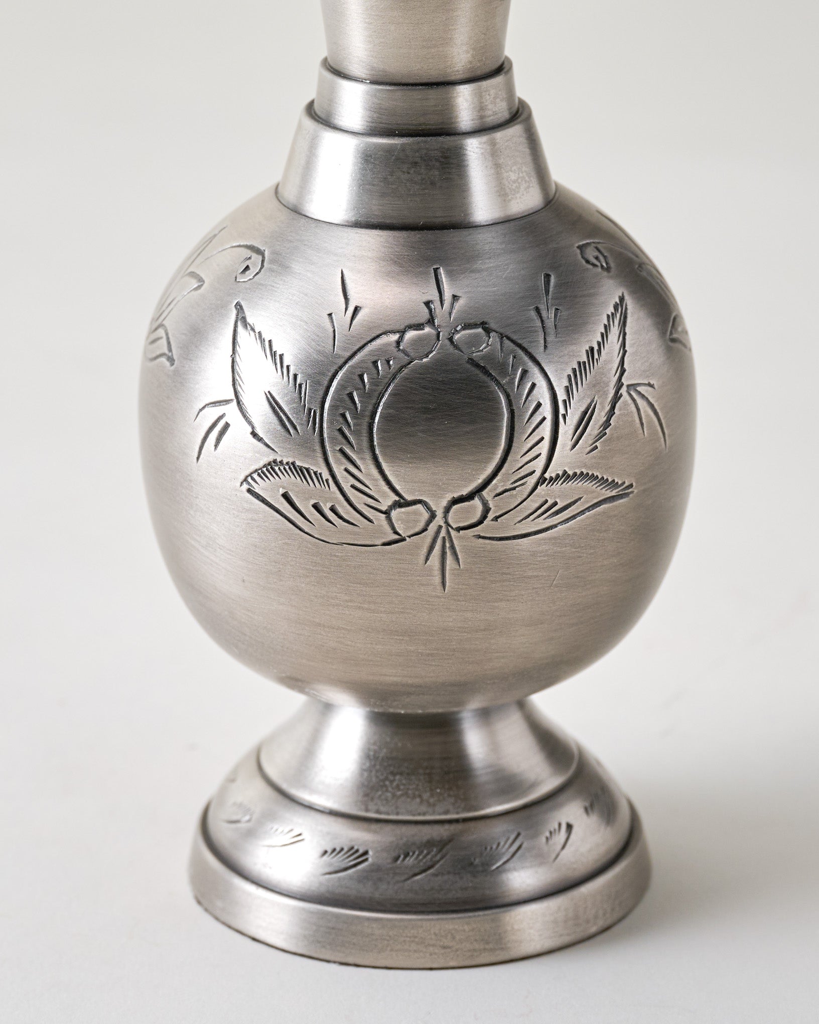 Gwendolyn Pewter Etched Bud Vase - Image 8