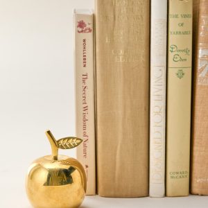 Solid Brass Apple Bell