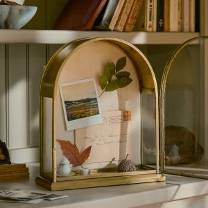 Antique Brass Tabletop Your Story Box