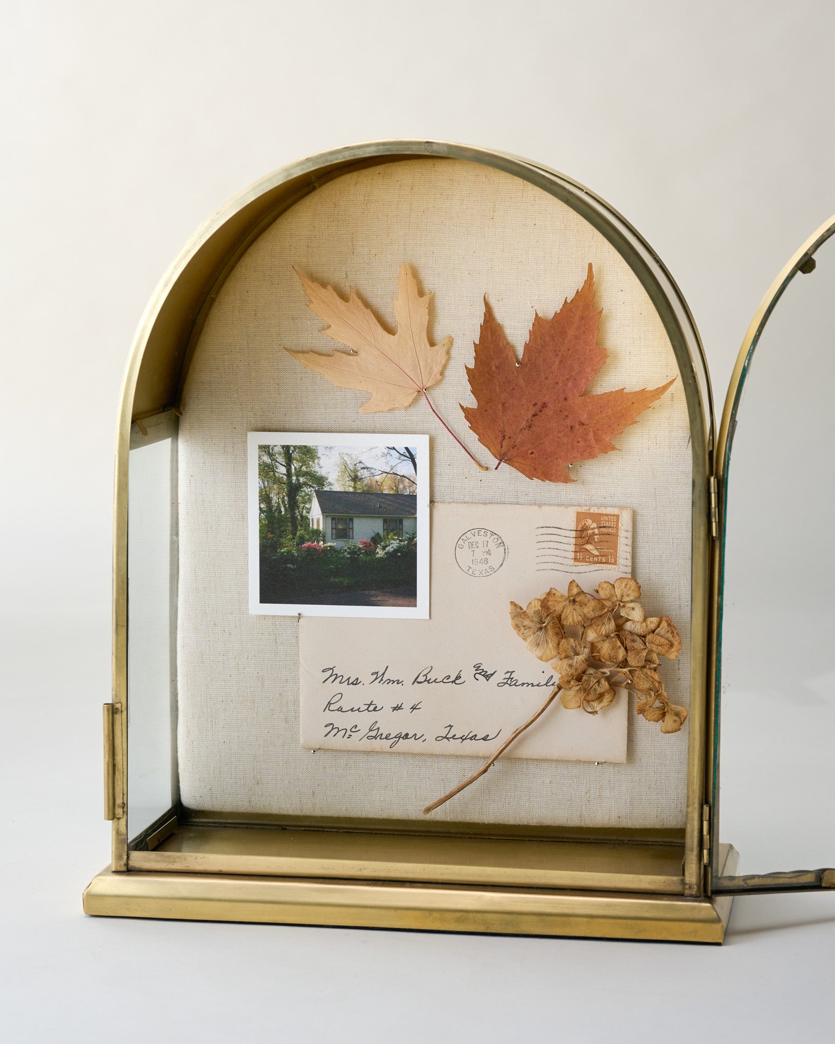 Antique Brass Tabletop Your Story Box - Image 2