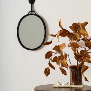 Forged Iron Floral Accent Mirror