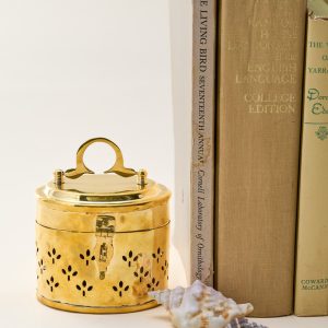 Vintage Inspired Solid Brass Trinket Box