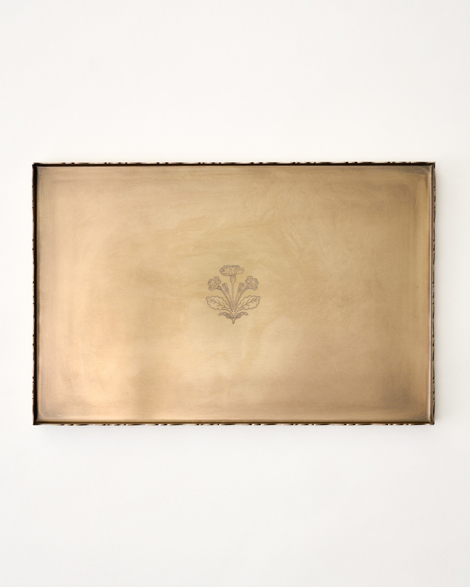 Daphne Antique Brass Tray - Image 2