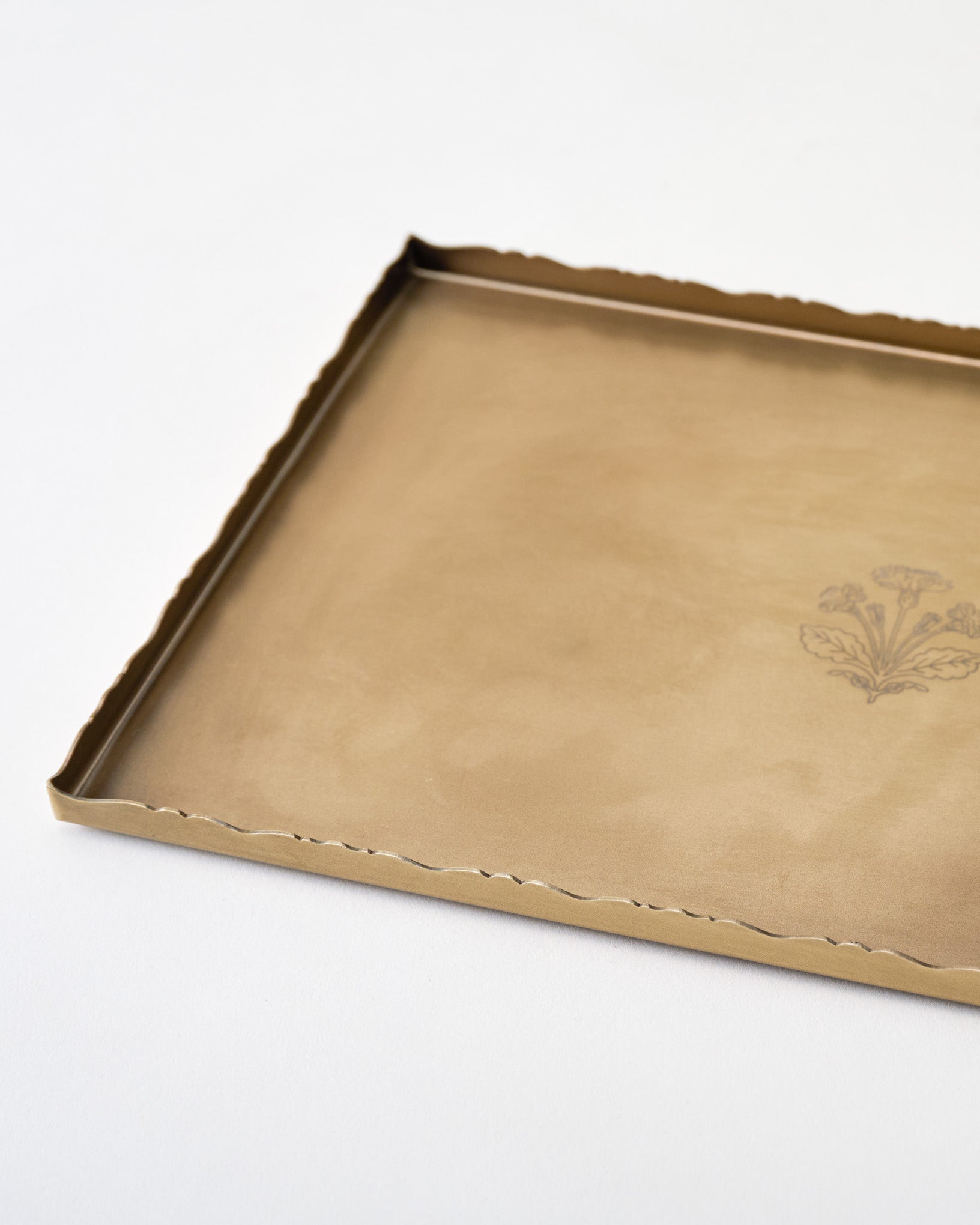 Daphne Antique Brass Tray - Image 4