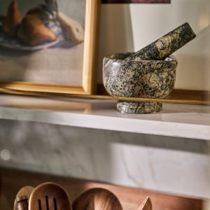 Forest Marble Mortar and Pestel