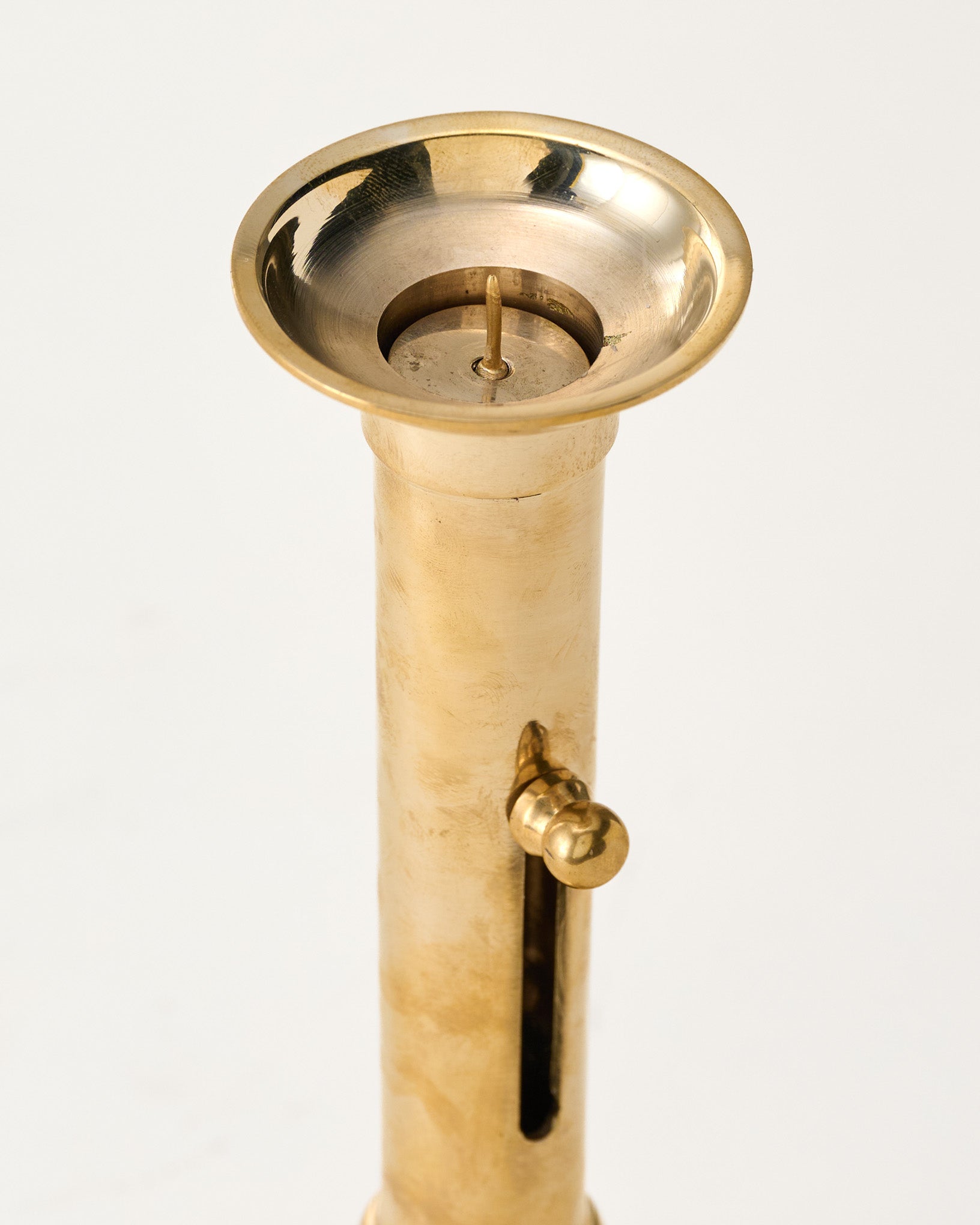 Jo's Vintage Solid Brass Adjustable Taper Holder - Image 4