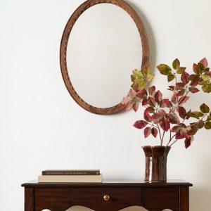 Annabeth Wood Scallop Mirror