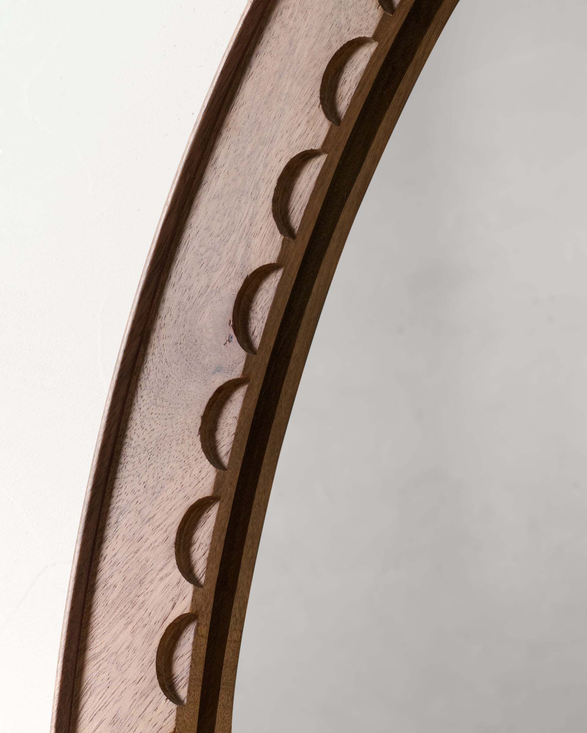 Annabeth Wood Scallop Mirror - Image 3