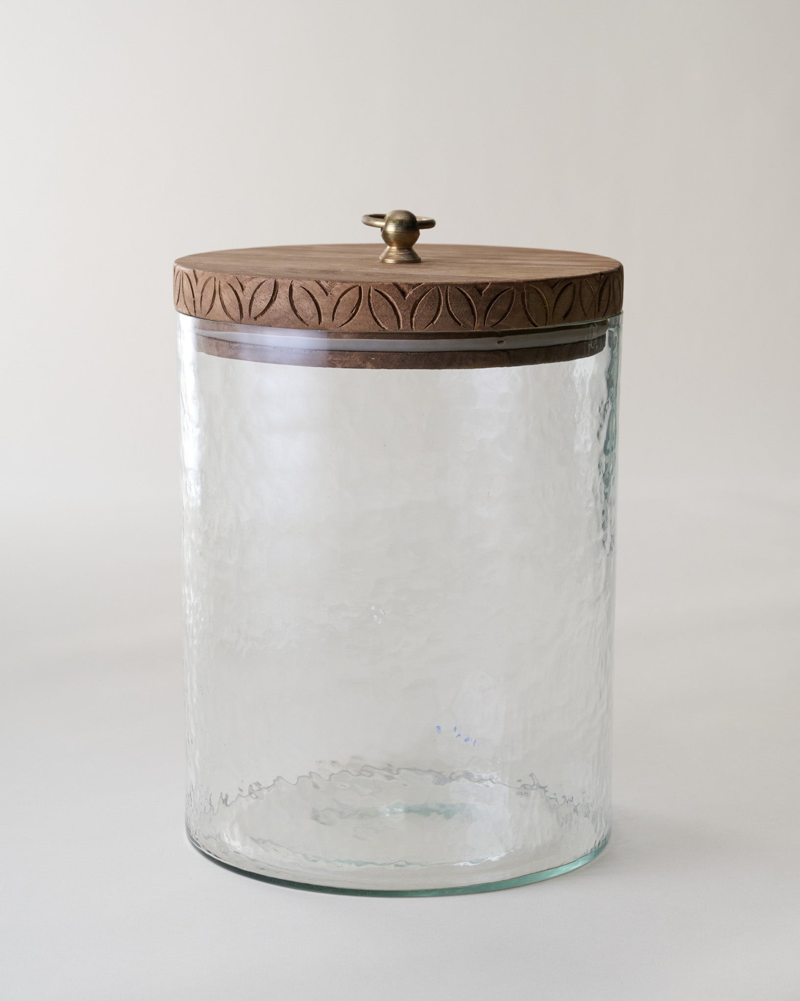 Beckett Carved Wood Canister - Image 4