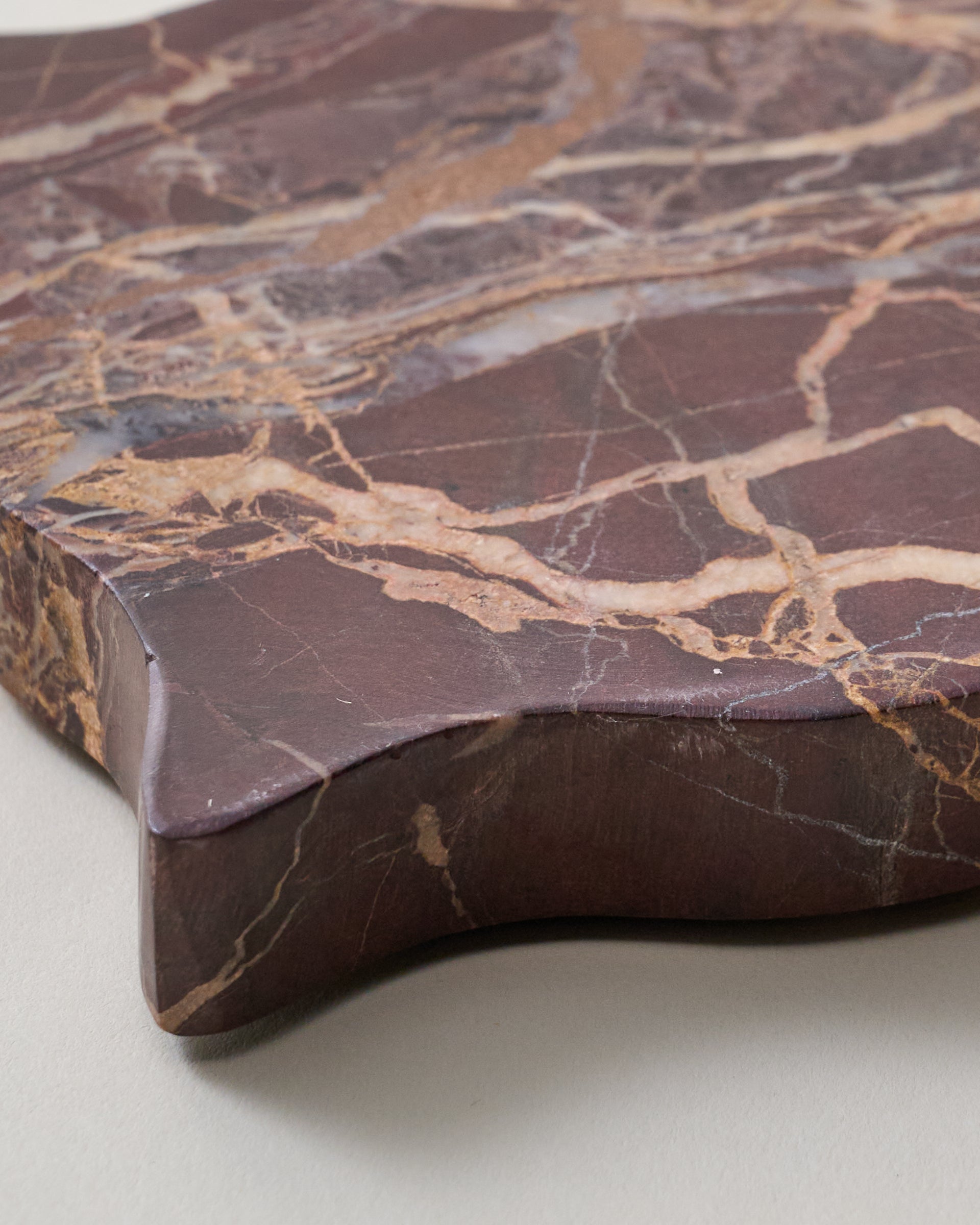Wavy Scallop Marble Coaster Set of 4 - Image 2