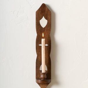 Swiss Chalet Wood Wall Sconce