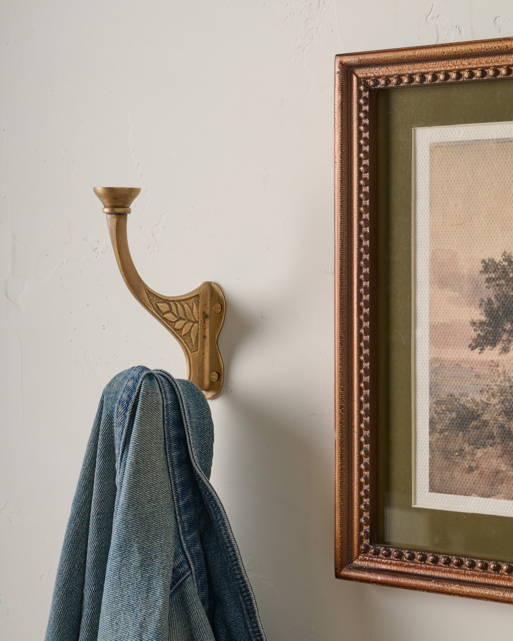 Collins Antique Brass Hook