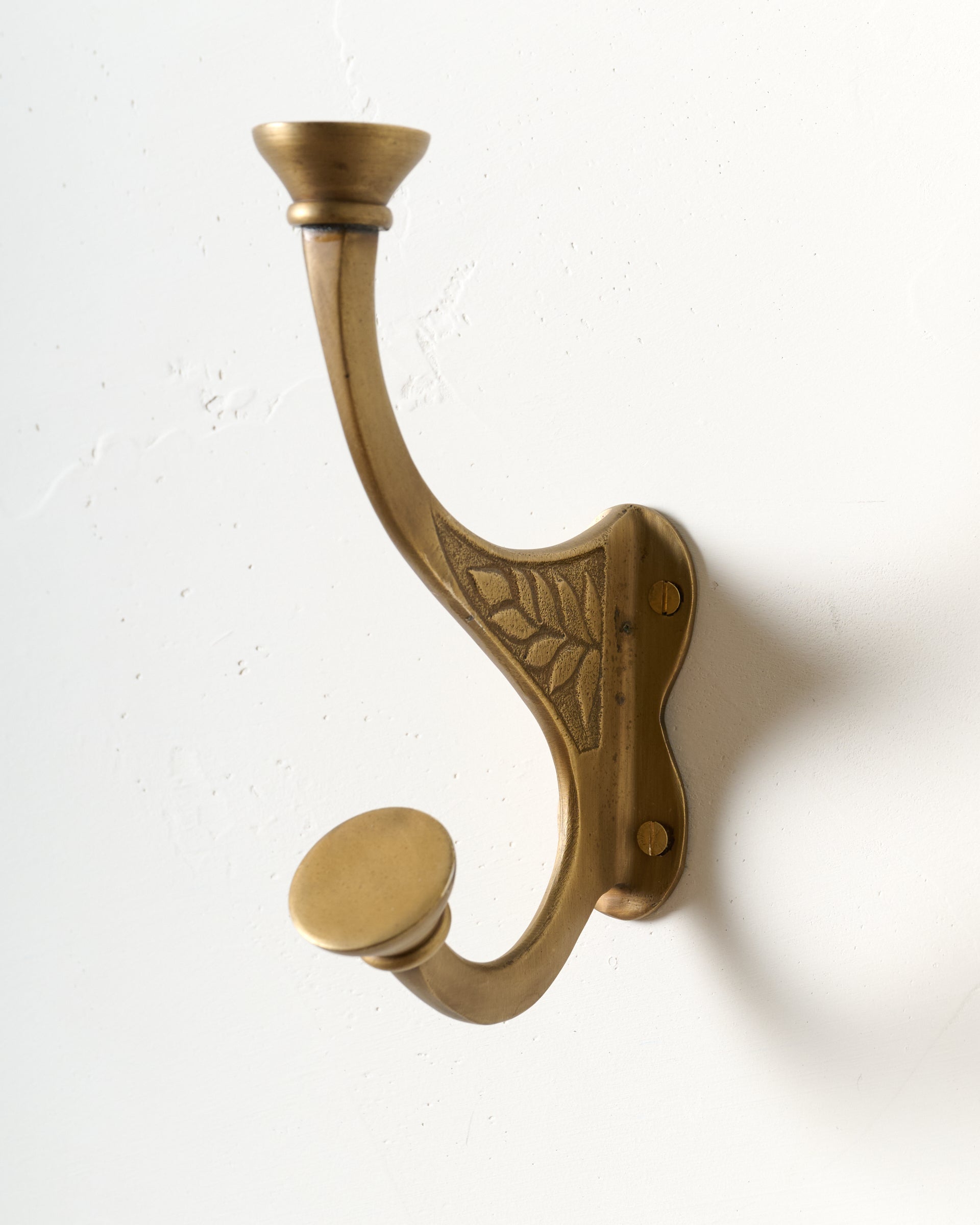 Collins Antique Brass Hook - Image 3