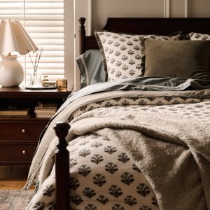 Elaine Block Print Duvet