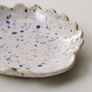 Blue Speckled Spoon Rest