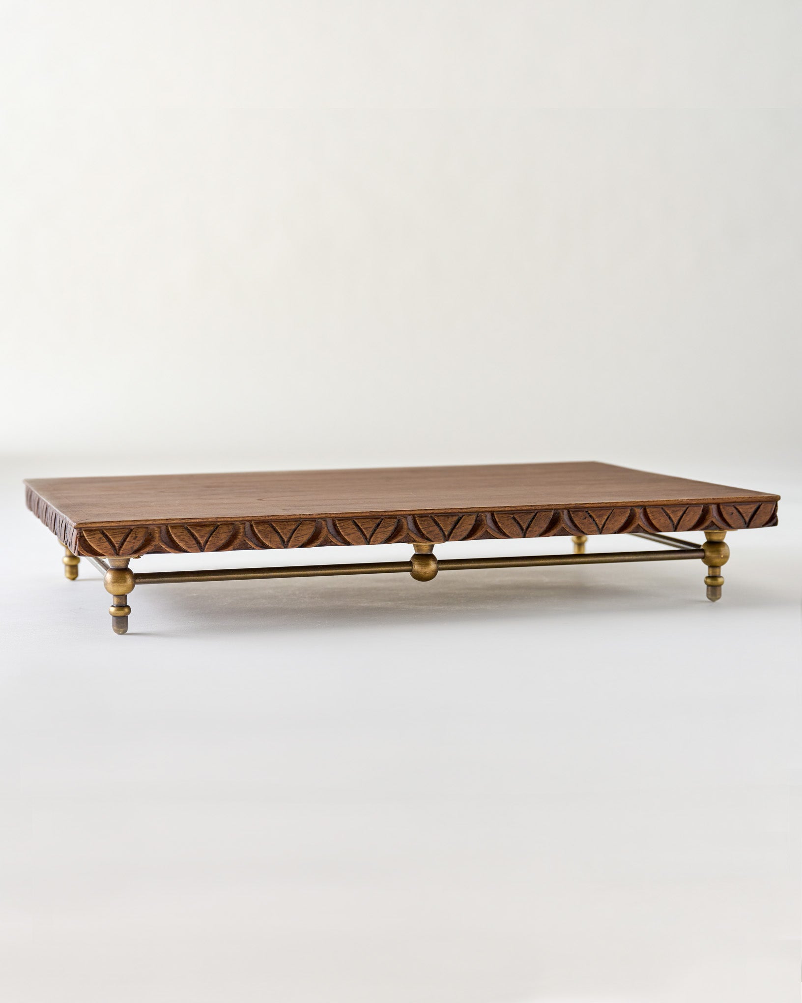 Beckett Carved Wood Riser - Image 3