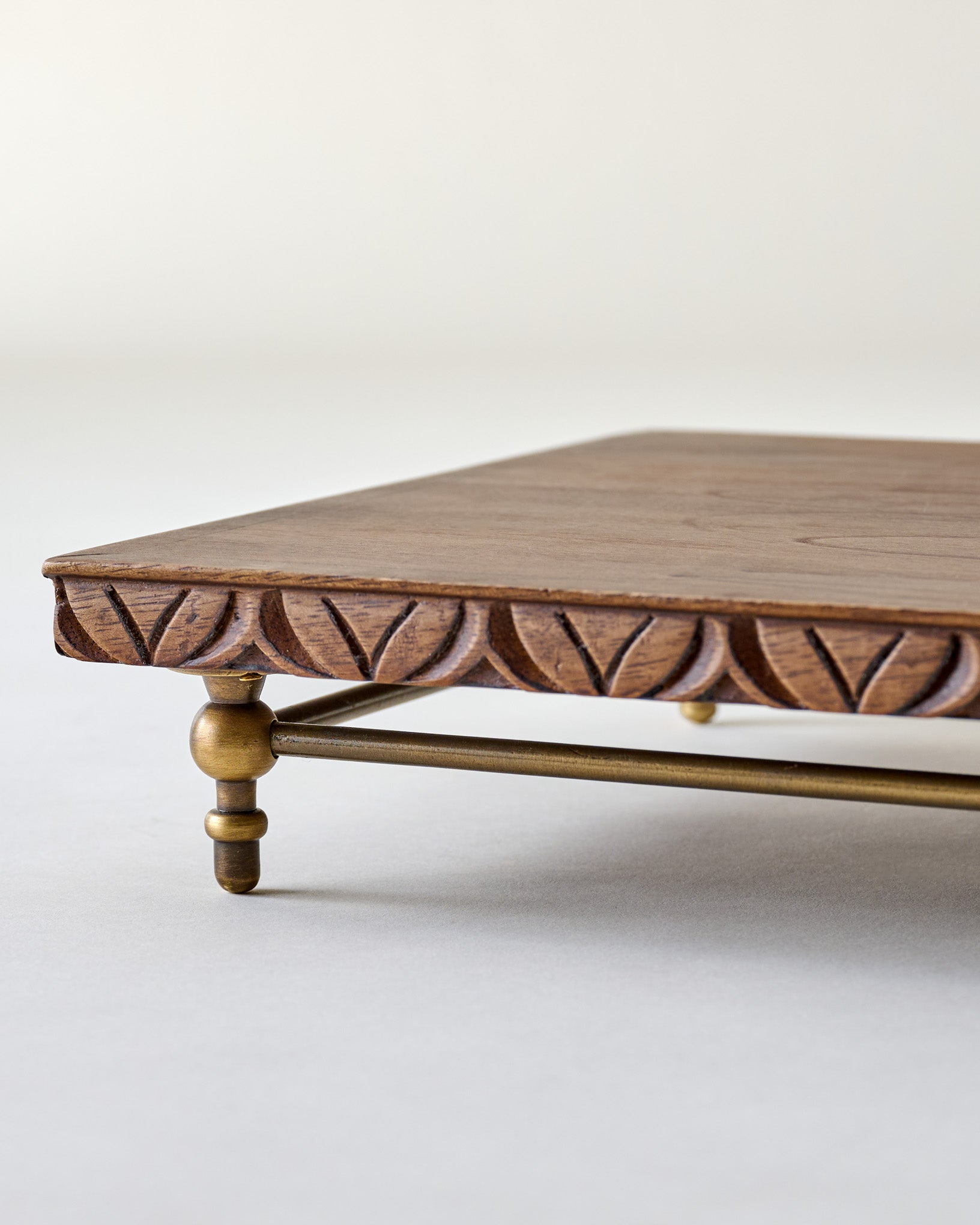 Beckett Carved Wood Riser - Image 4
