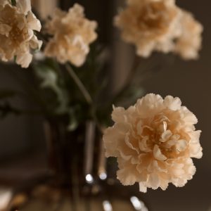 Real Touch Cream Scabiosa Stem