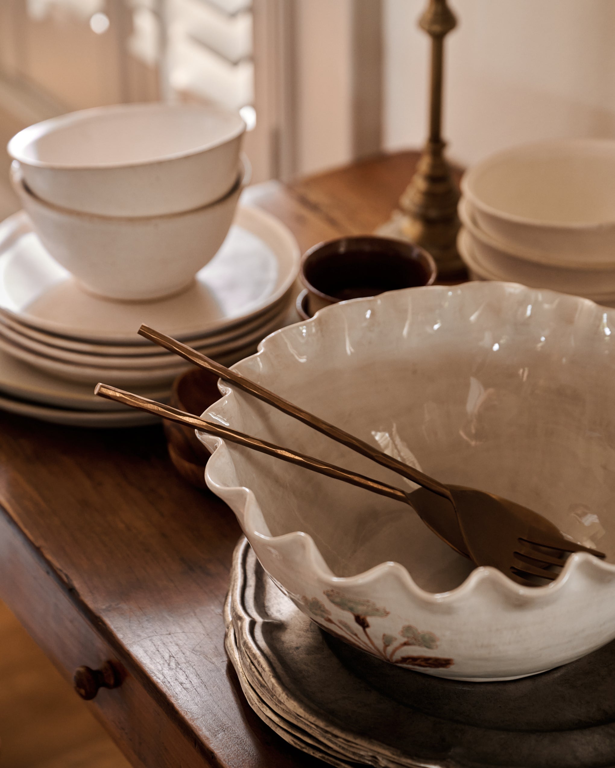 Elaine Floral Serving Bowl - Image 2