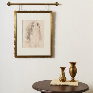 Colleen Brass Scallop Picture Frame