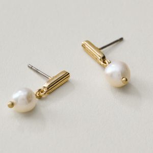 Magnolia Pearl Drop Earrings