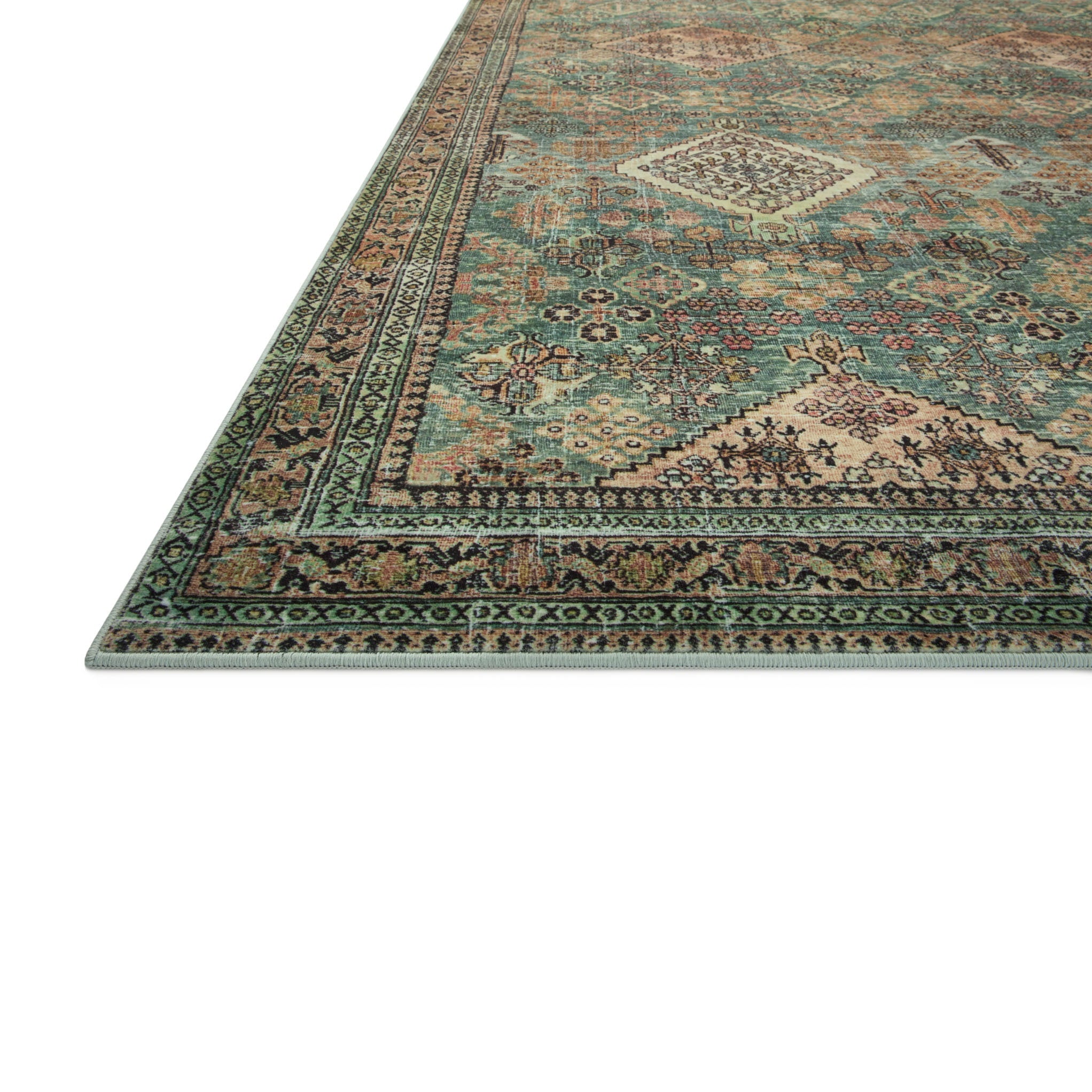 Sinclair Turquoise Multi Rug - Image 3