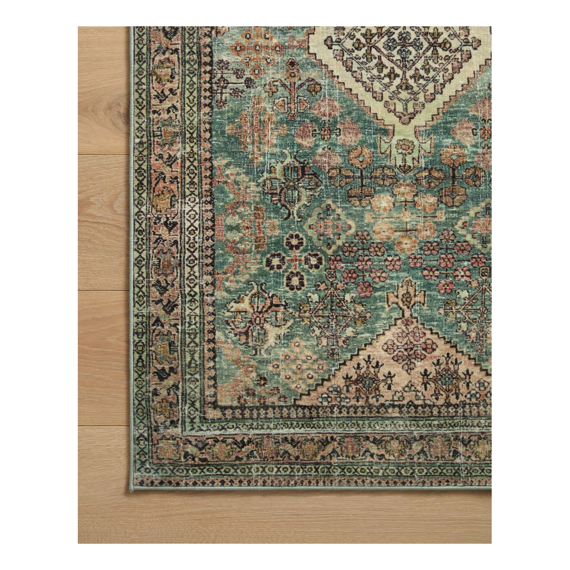 Sinclair Turquoise Multi Rug - Image 6