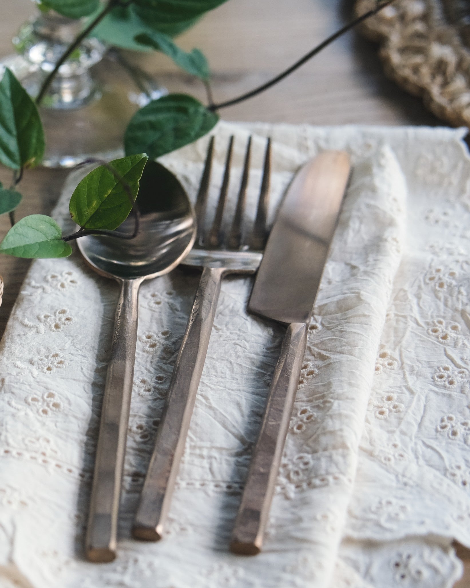 Copper Flatware Set of Five - Image 2