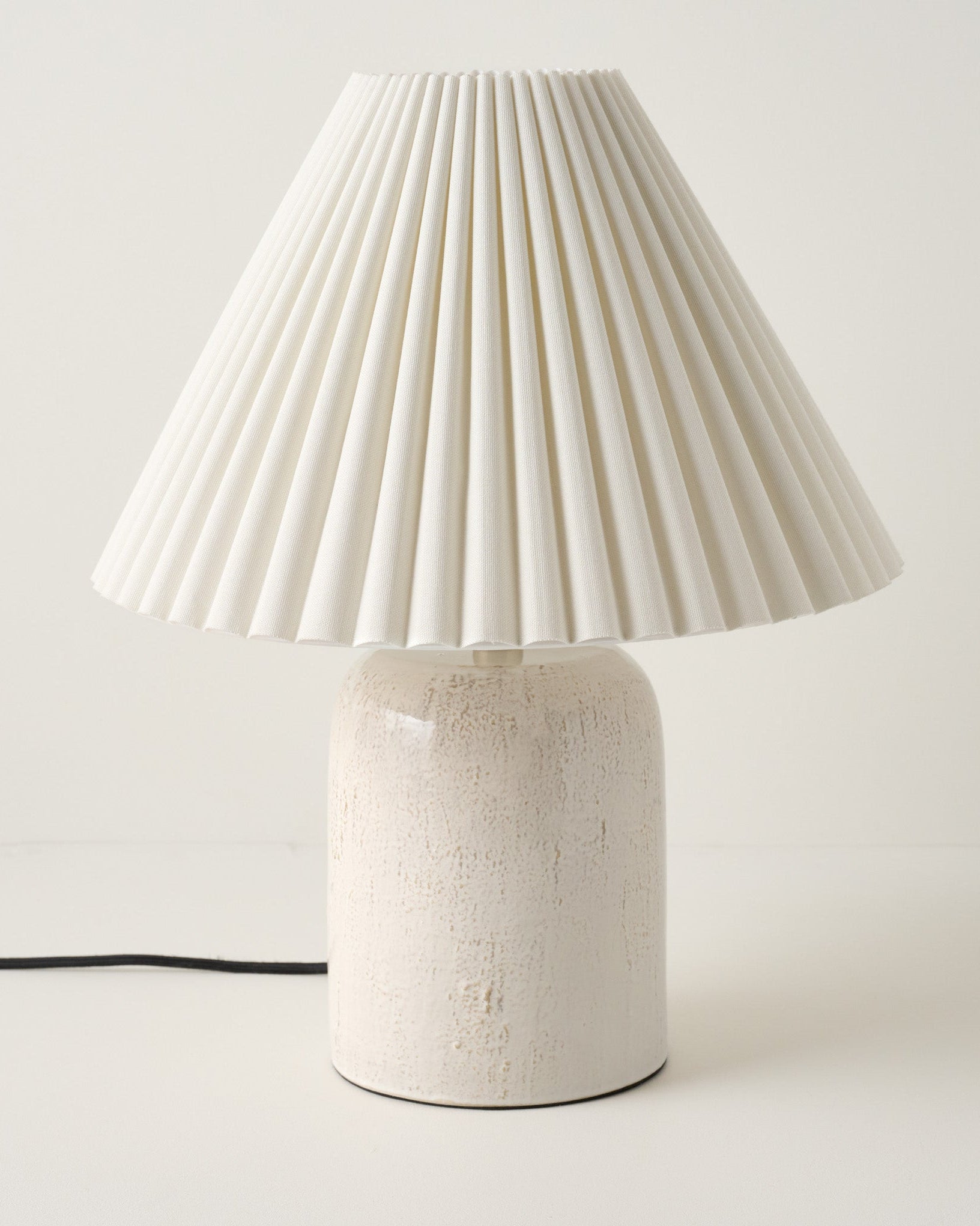 Farrah Table Lamp - Textured Cream - Image 13